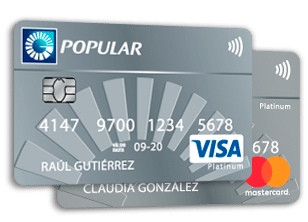 Tarjeta Banco Popular Dominicano Visa Platinum